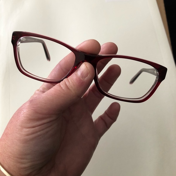 Ralph Lauren red frames